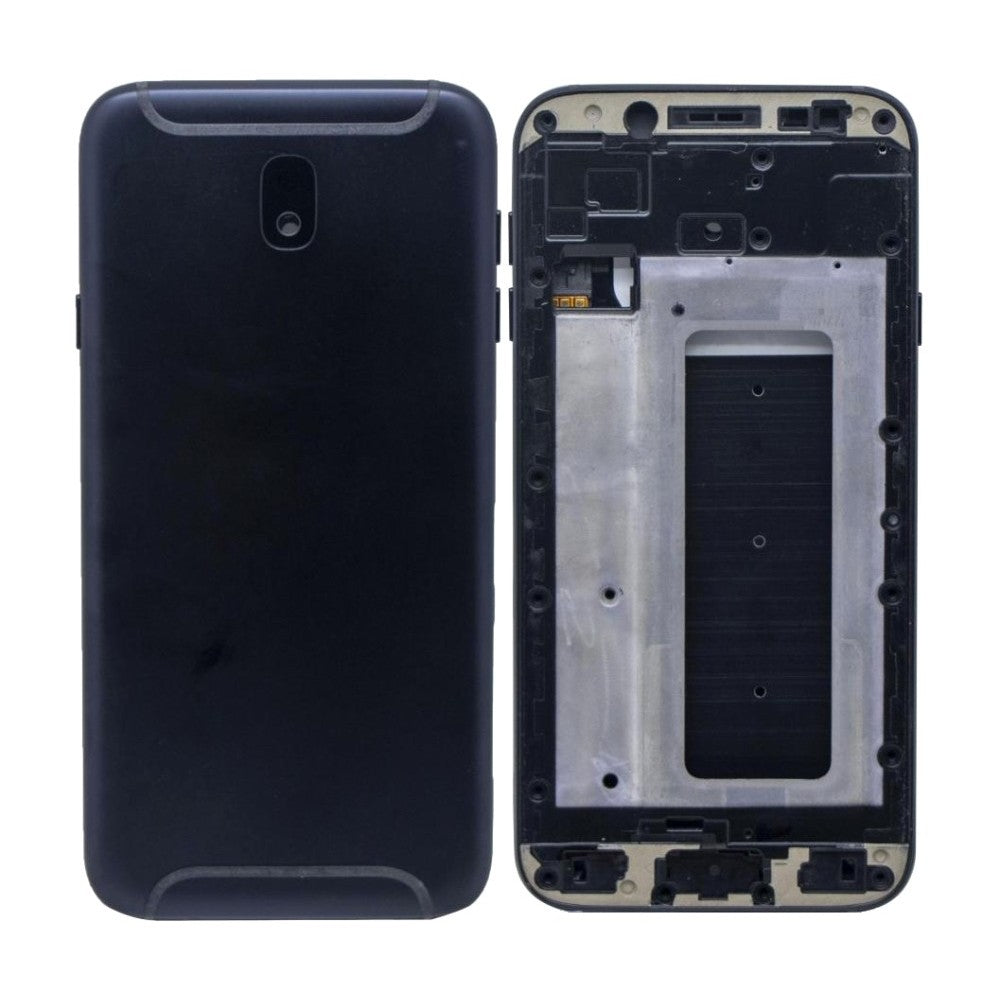Samsung J7 Pro Back Glass - black
