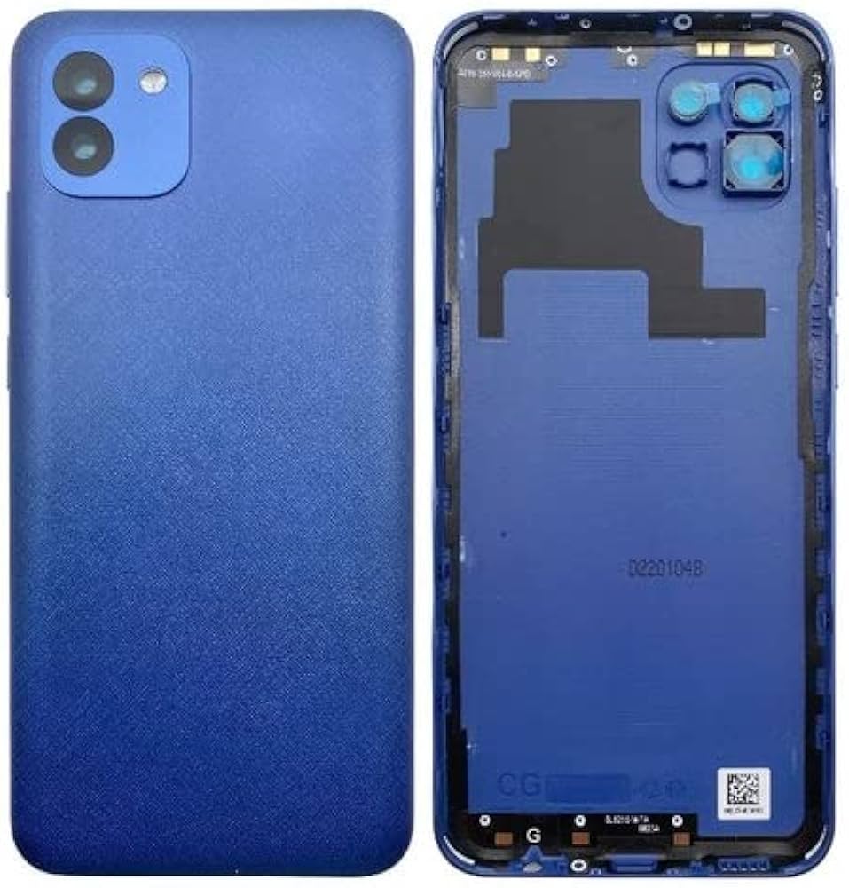 Samsung A03 Back Glass - blue