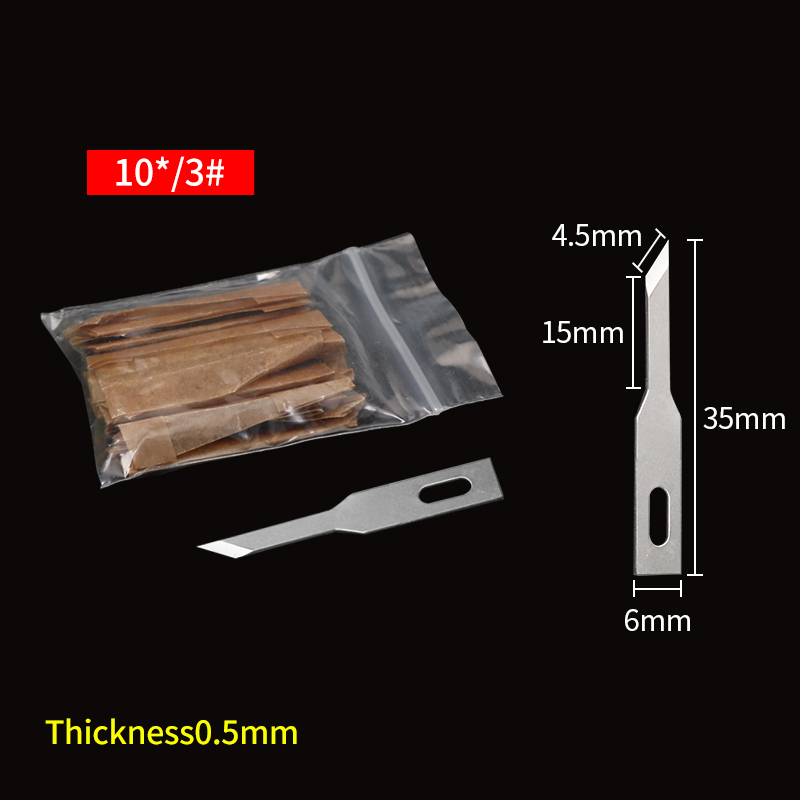 Glue Scraper Blade Remover Flat Mouth Blade - 3