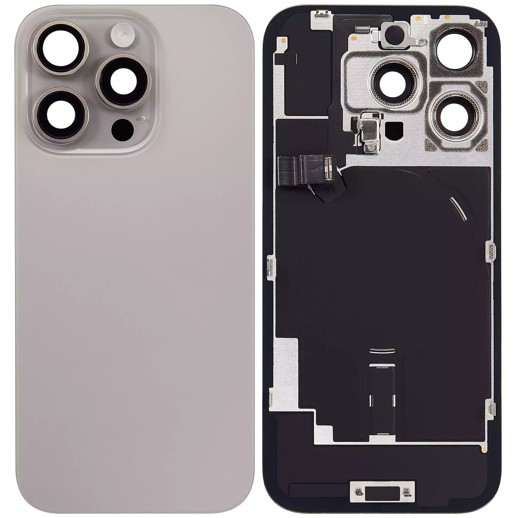 iPhone 16 Pro Back Glass With NFC Cable - Gold