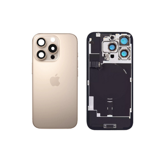 iPhone 16 Pro Max Rear Back Glass With Cable NFC - Gold