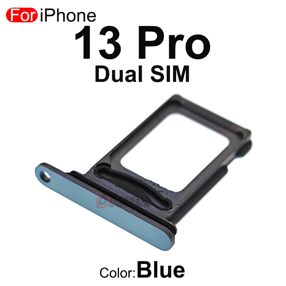 iPhone 13 Pro Max Dual 2 Sim Reader Tray Door - Blue