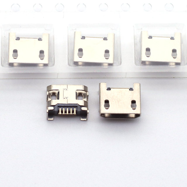 Micro USB connector 5pin seat Jack Micro usb DIP4 Legs Four legs