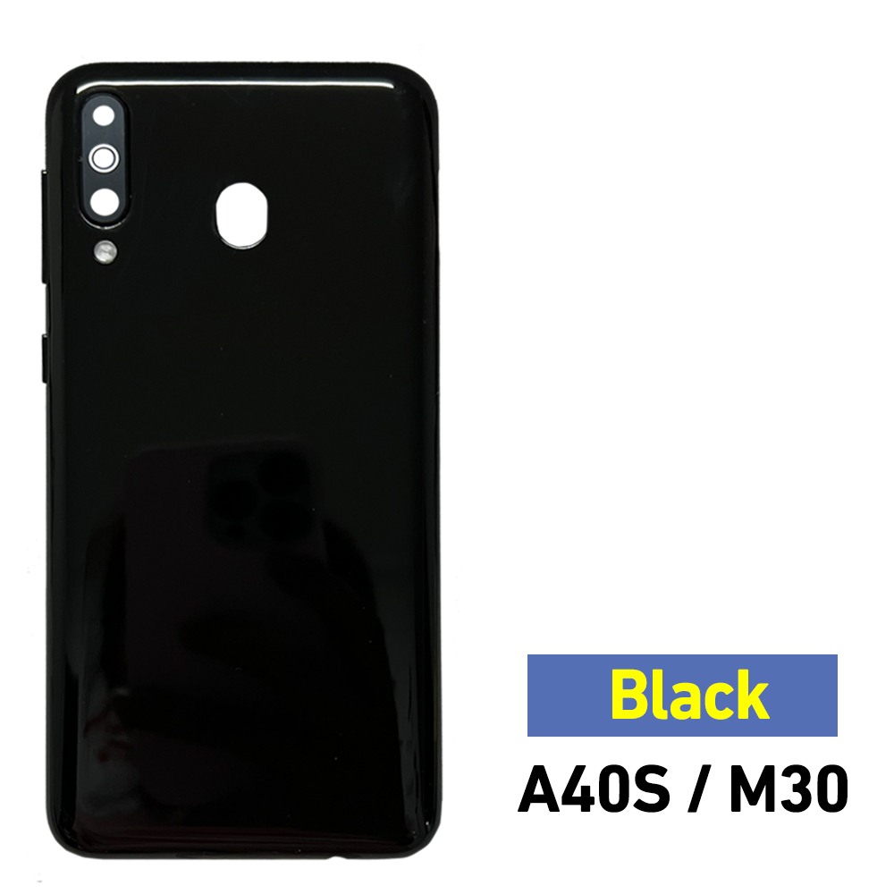 Samsung A40S Back Glass - black