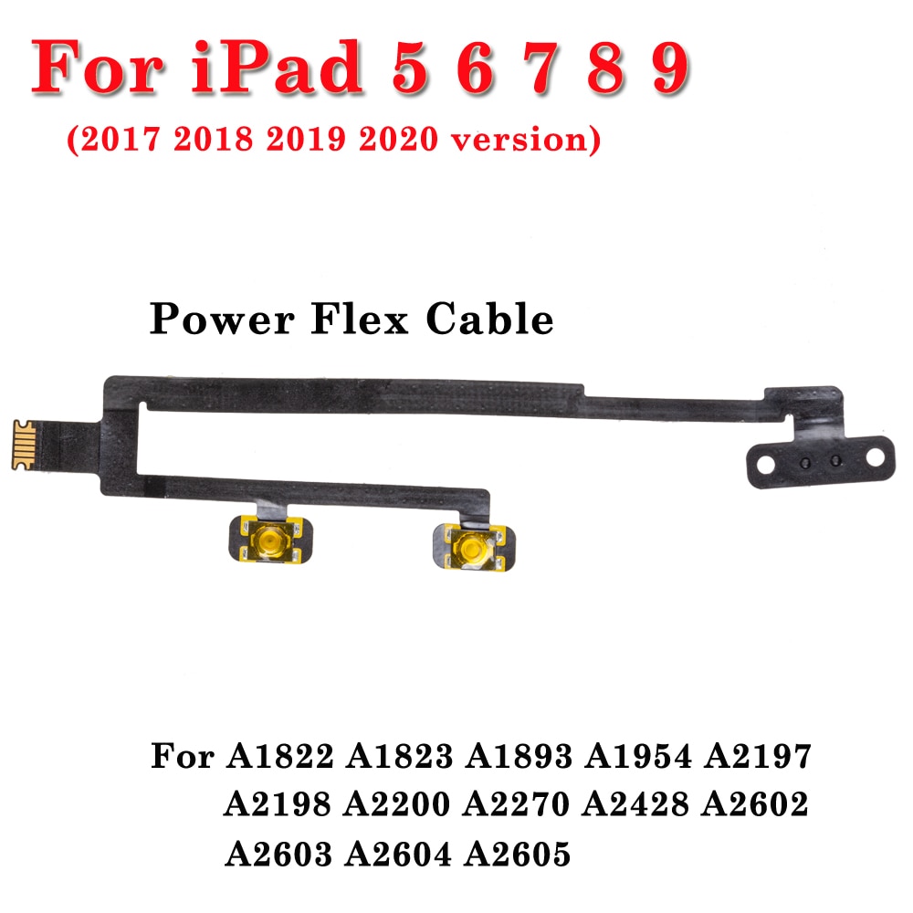 iPad 5 2017 6 2018 7 2019 8 2020 Power Volume Flex