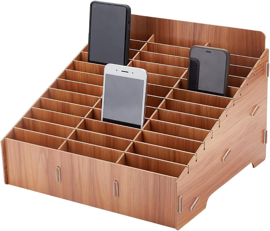 Wooden Storage Box Mobile 36 Grids