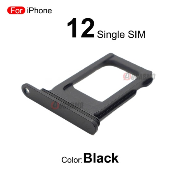 iPhone 12 Sim Reader Tray Door - Black, 1 Sim