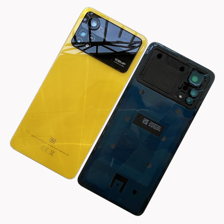 Xiaomi Poco X4 Pro Back Glass - Yellow