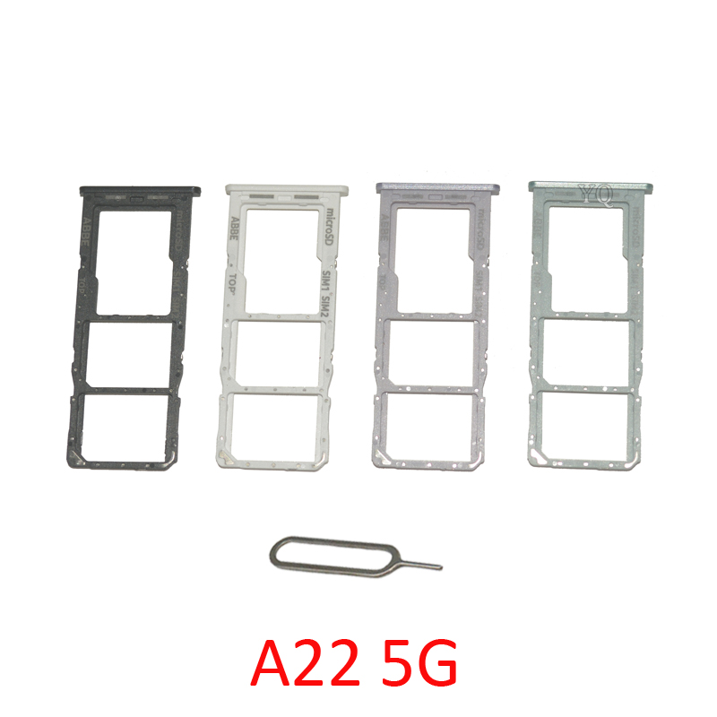 Samsung A22 SIM Tray Door Card Holder - white