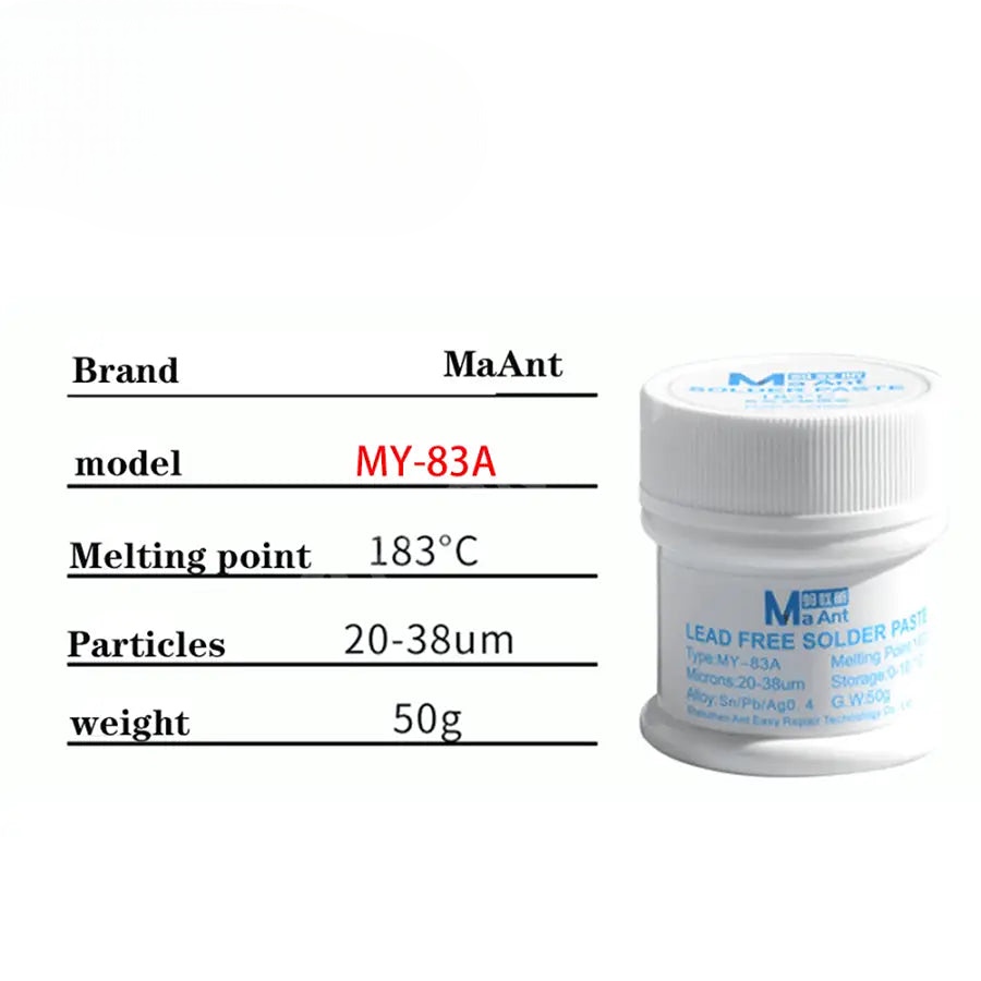 MaAnt MY-83A 183°C Low Temperature Solder Paste