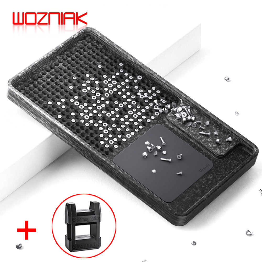 Qianli Screw Storage Tray Vertical Correction Soft and Hard Magnetic Efficient Extraction Mobile Phone Screw Repair Box