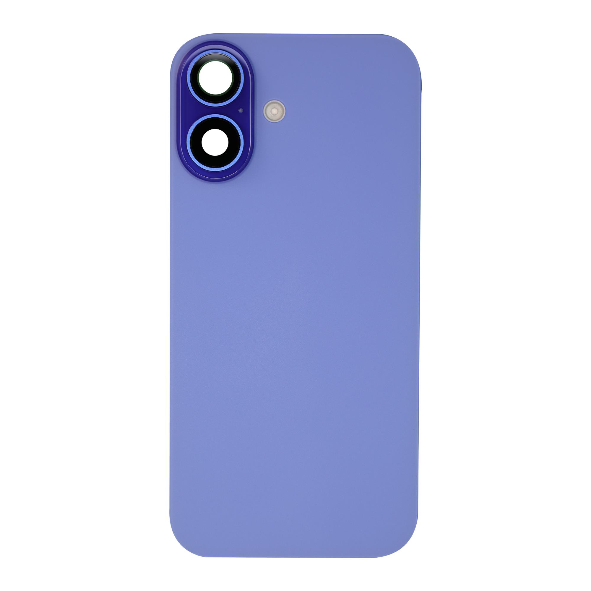 iPhone 16 plus Back Glass Full Metal - blue