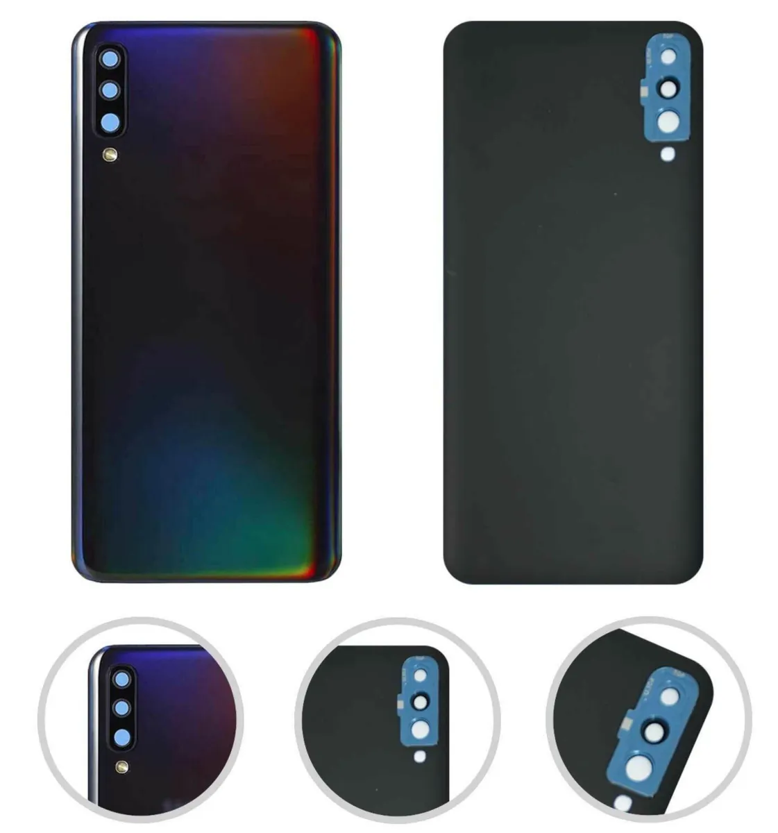 Samsung A70 Back Glass - black