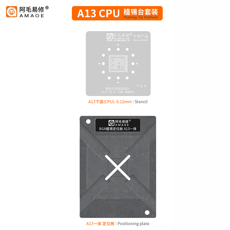 AMAOE Collection CPU Stencil iPhone 6G to15PM - A13