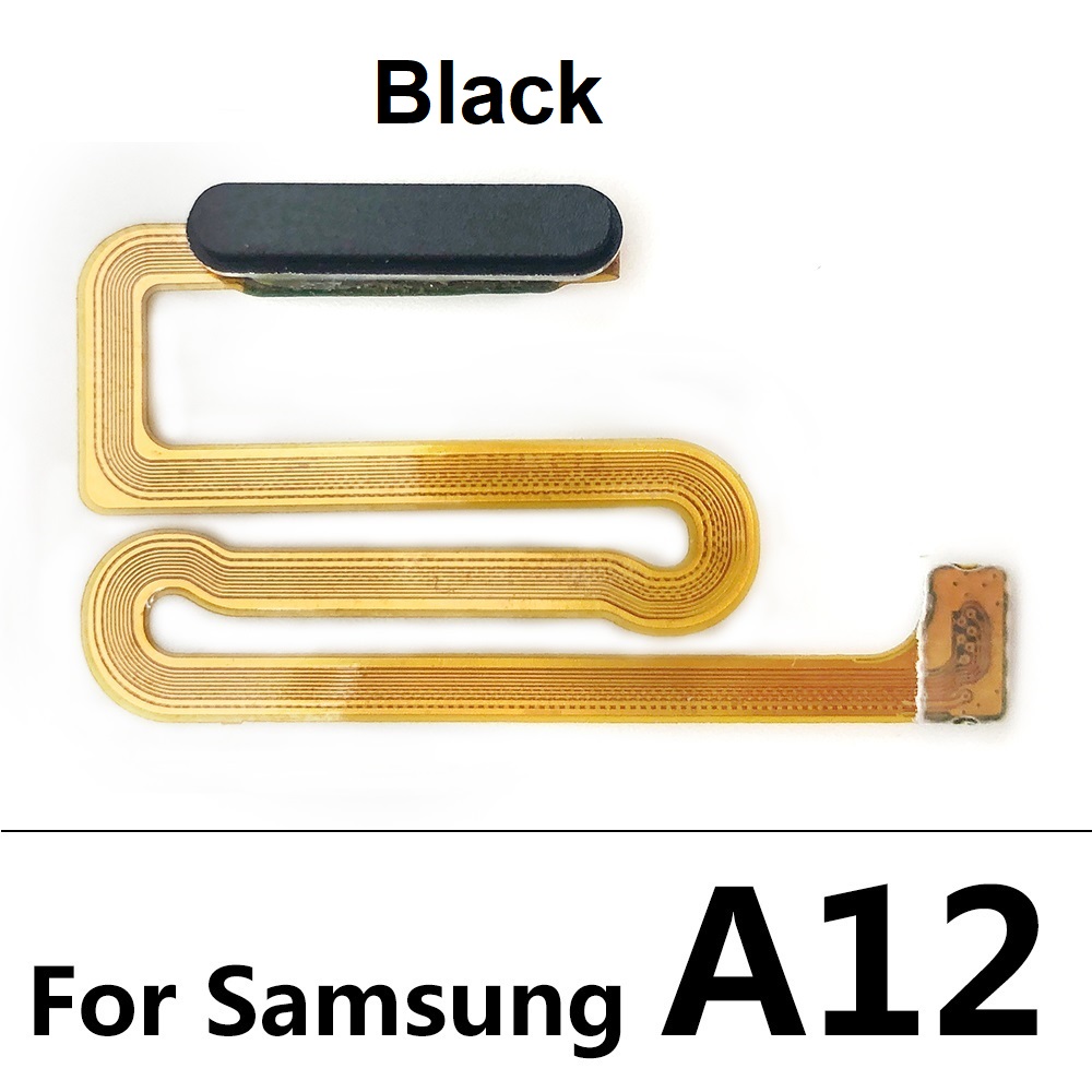 SAMSUNG A12 Fingerprint Power Flex ORIGINAL - Black