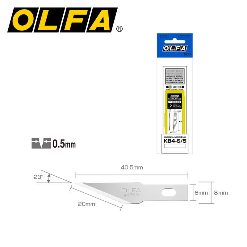 OLFA JAPAN Blade Knife Cleaner KB4-S 5 Pcs