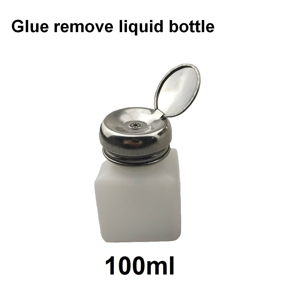 Transparent Plastic Dispenser Alcohol Thinner Bottle - 100ml
