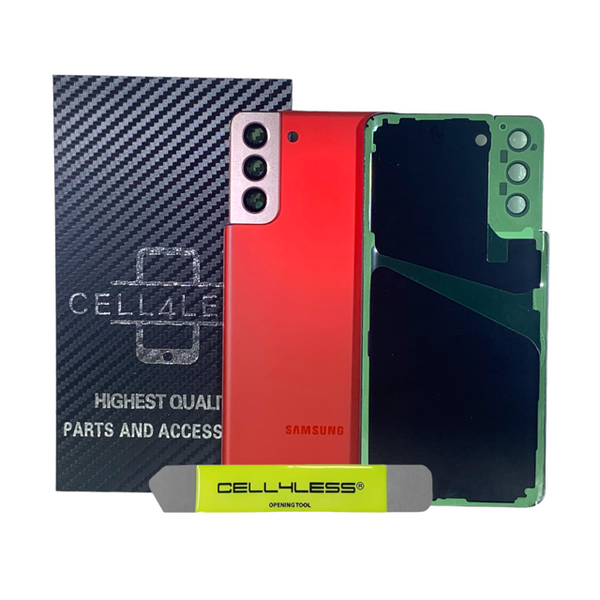 Samsung S21+ PLUS Back Glass - red