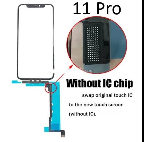 Glass OCA Touch OCA iPhone 11 Pro (no ic)