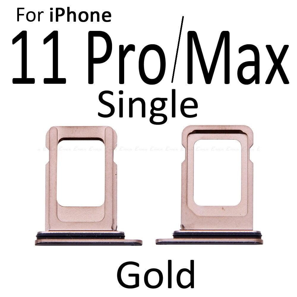 iPhone 11 Pro & 11 Pro Max 1 SIM Door Tray - Gold