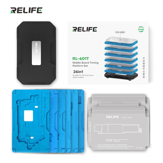 RELIFE RL-601T Motherboard Middle Layer Tin Planting Platform for IPhone X - 15