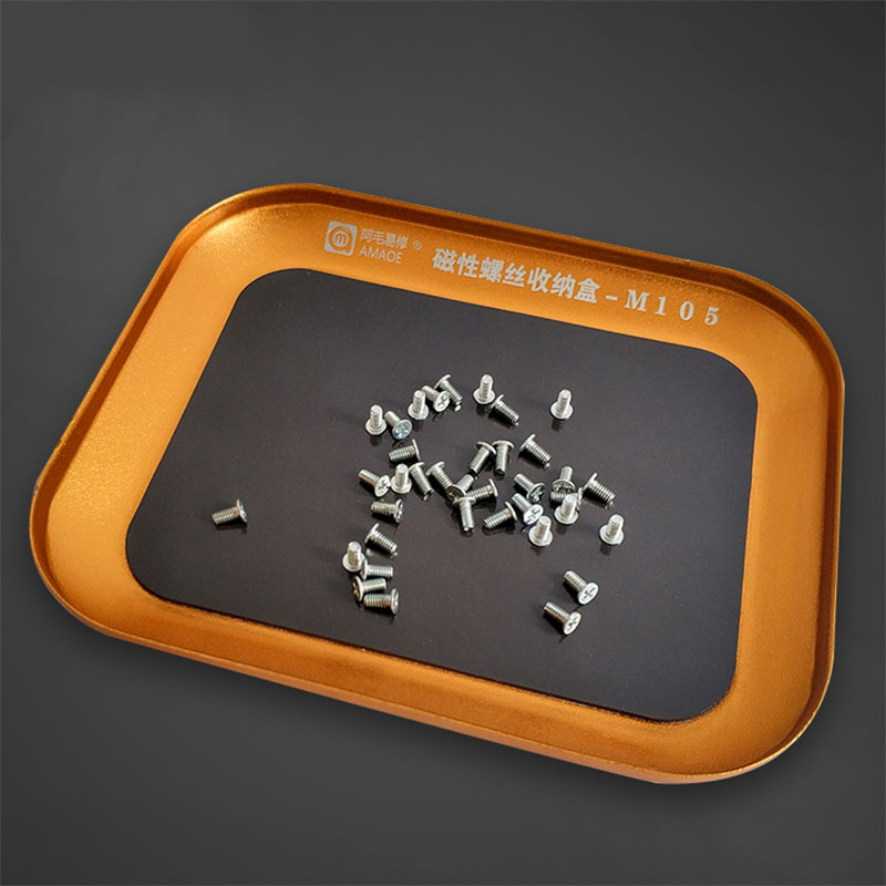 AMAOE M106 Magnetic Alloy Screw Storage Box