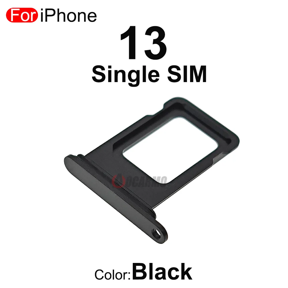 iPhone 13 Single 1 Sim Reader Tray Door - Black