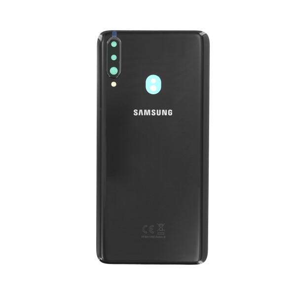Samsung A20S Back Glass - black