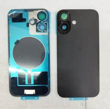 iPhone 16 plus Back Glass Full Metal - black