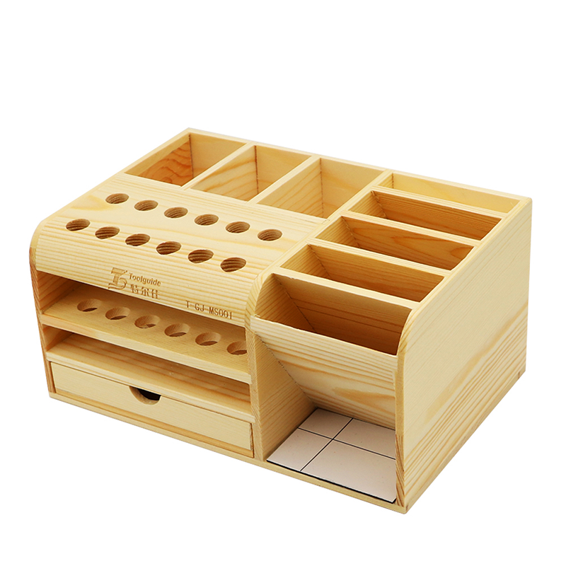 Wooden Box Storage For Phone Repair 24 Grids
