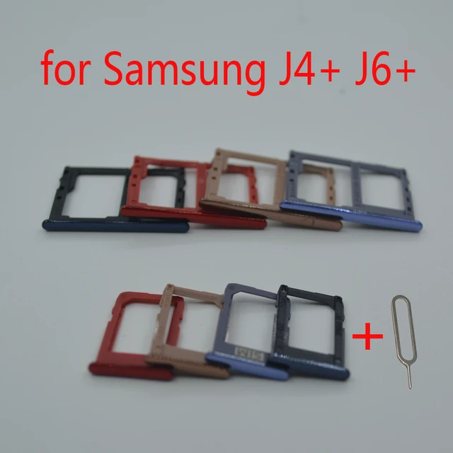 Samsung J6+ J4+ Plus SIM Tray Door Card Holder - gold