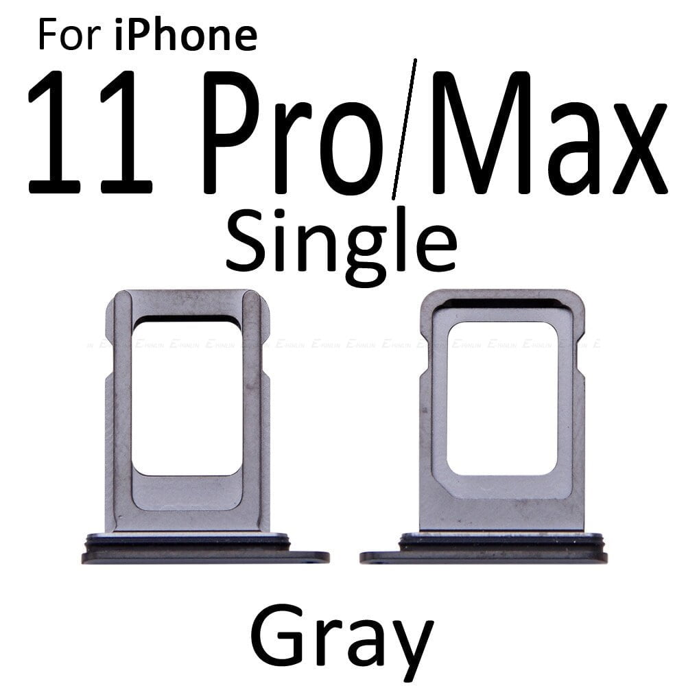 iPhone 11 Pro & 11 Pro Max 1 SIM Door Tray - Gray