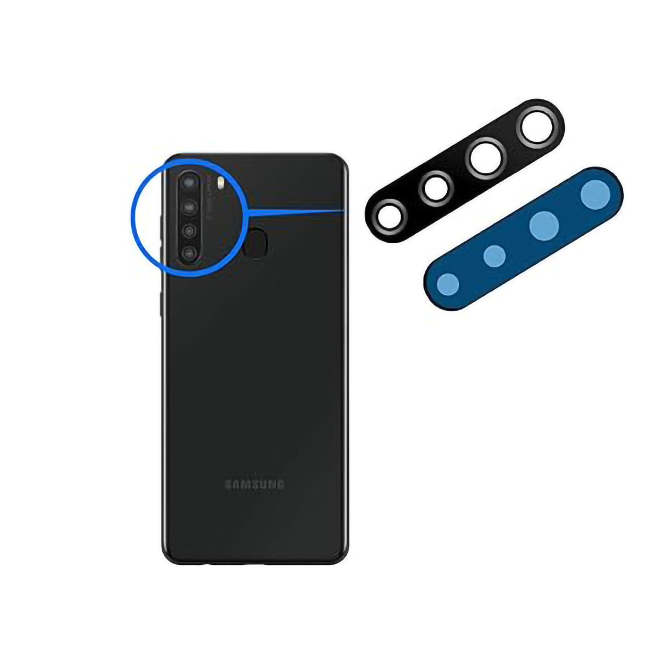 Samsung A21 Camera Glass