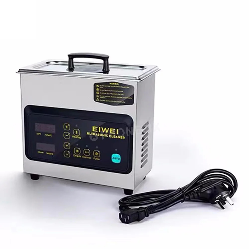 ULTRASONIC EIWEI 2L Cleaner Washing Water Phone PCB IC Camera Cleaning Heating Adjustment