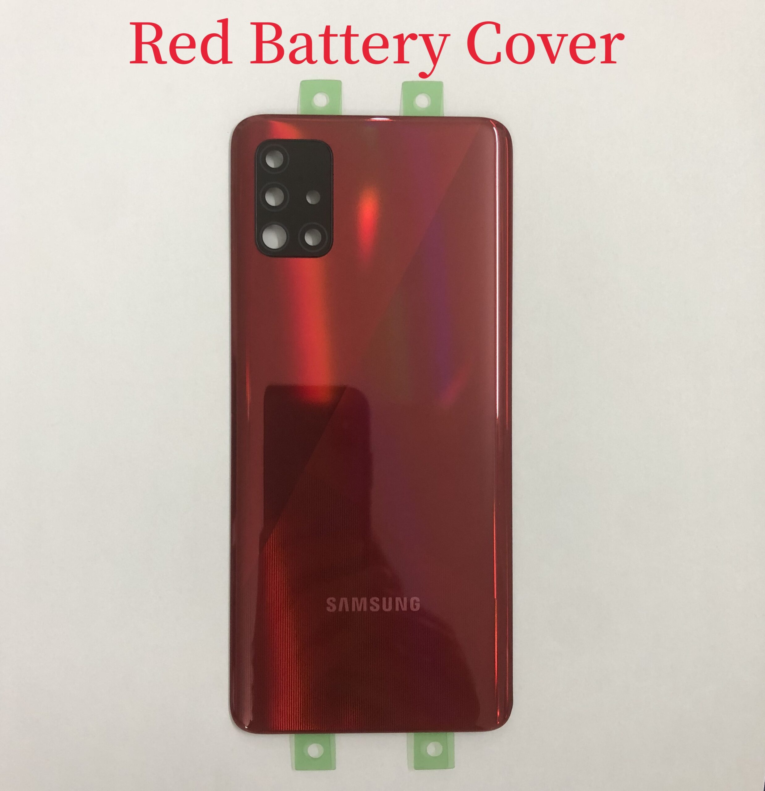 Samsung A51 Back Glass - red