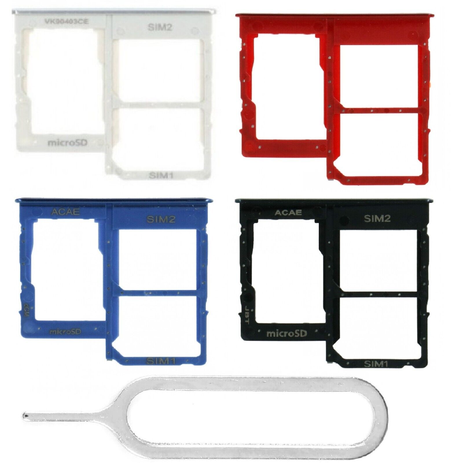 Samsung A31 SIM Tray Door Card Holder - gold