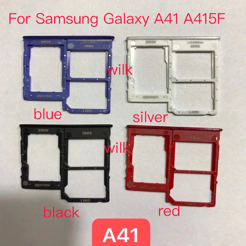 Samsung A41 SIM Tray Door Card Holder - white