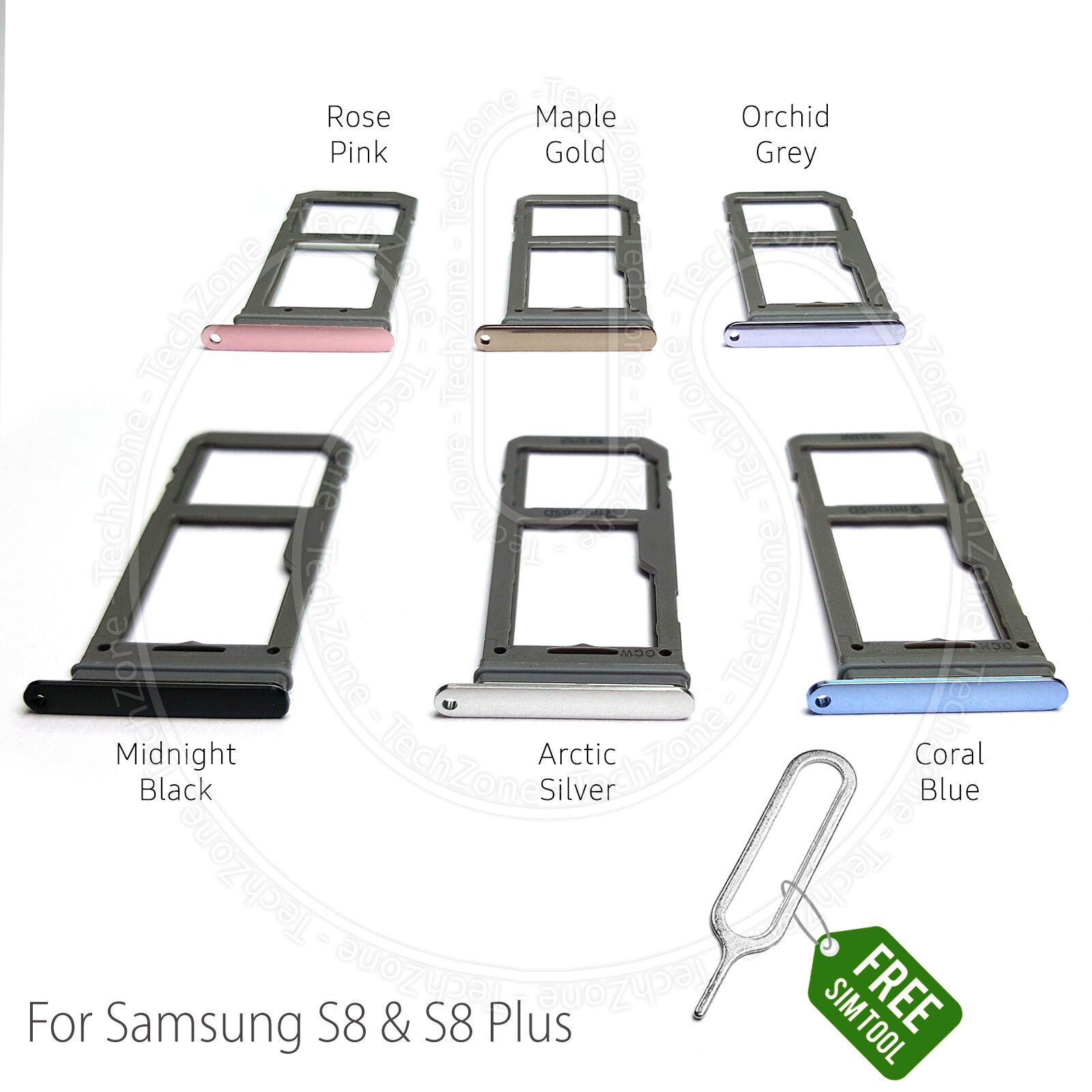 Samsung S8/S8+ SIM Tray Door Card Holder - white