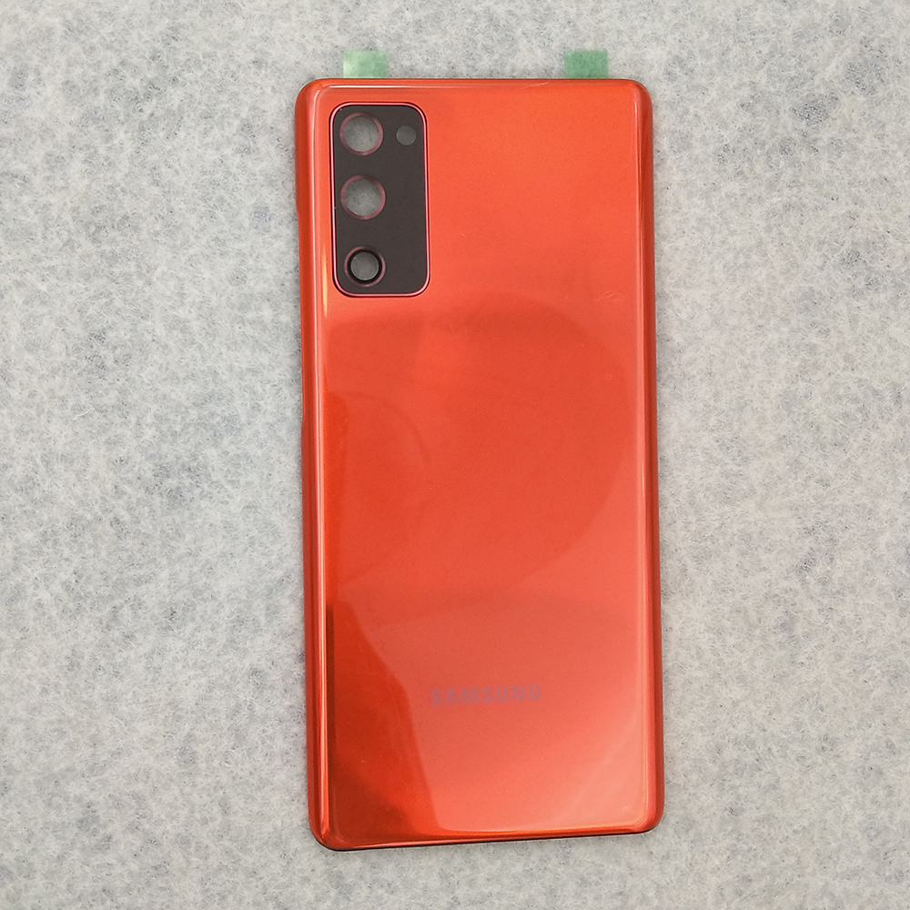 Samsung S20FE Back Glass - orange
