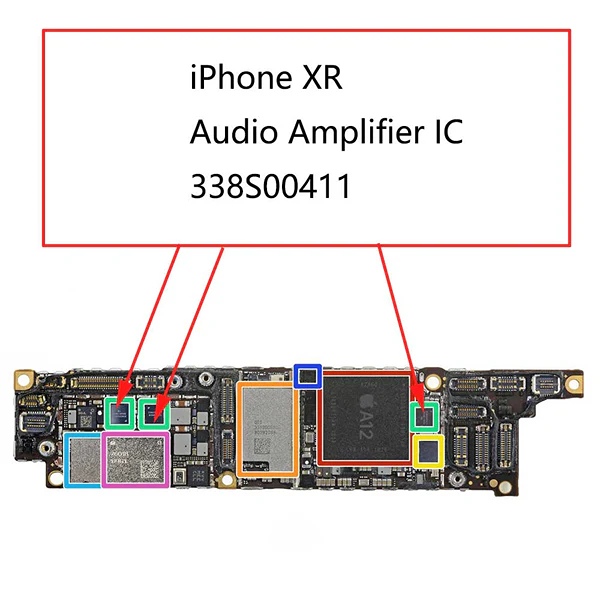 IC 338S00411 iPhone X XR XS XSMAX Small Audio Amplifier