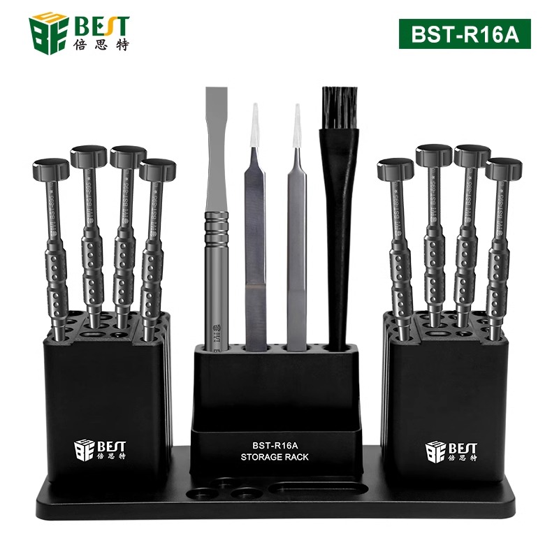 BST-R16A 4-in-1 Combination Style Sorting Organizer for Screwdriver / Tweezers / Parts Storage