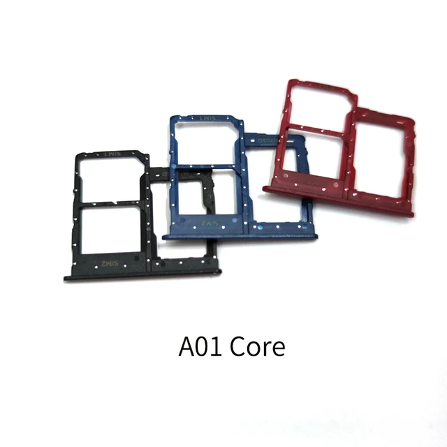 Samsung A01 CORE SIM Tray Door Card Holder - red