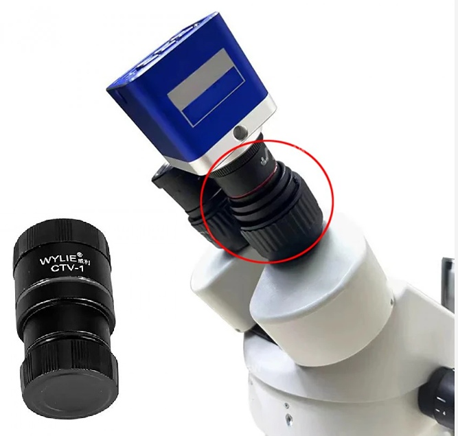 Wylie CTV-1 Binocular Microscope Video Transfer Interface Lens