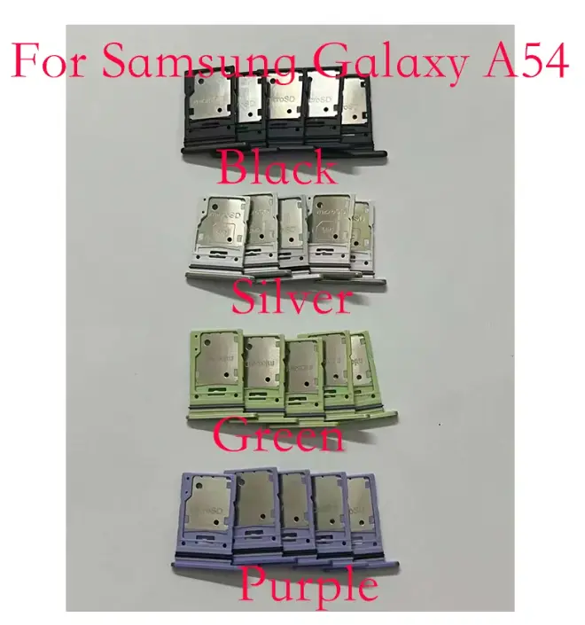 Samsung A54 SIM Tray Door Card Holder - white