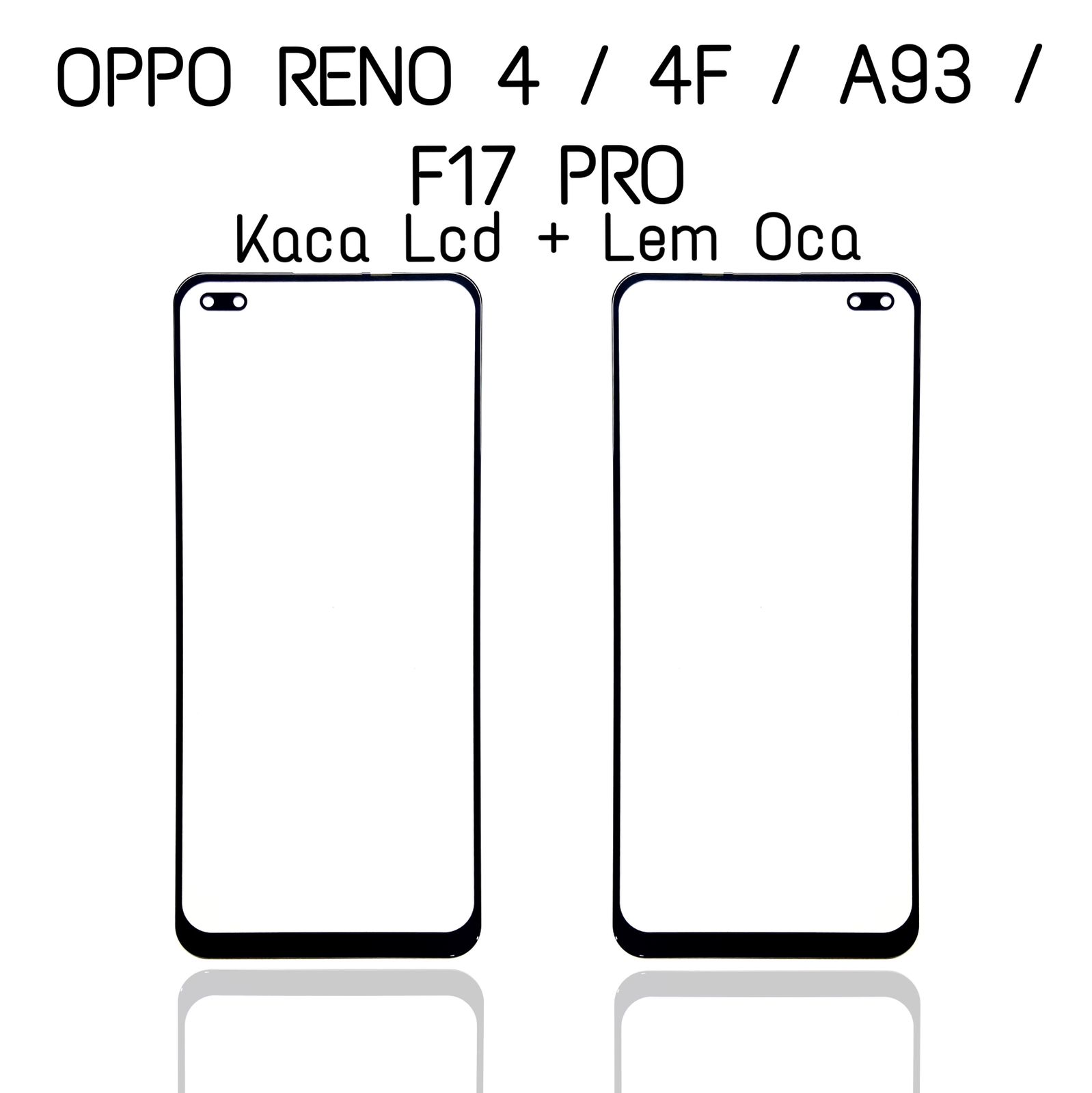 Glass OCA - OPPO A93, Reno 4, F17 Pro