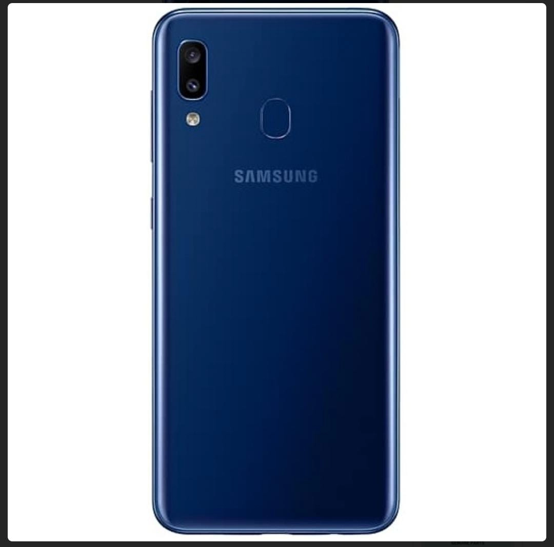 Samsung A20 Back Glass - Blue