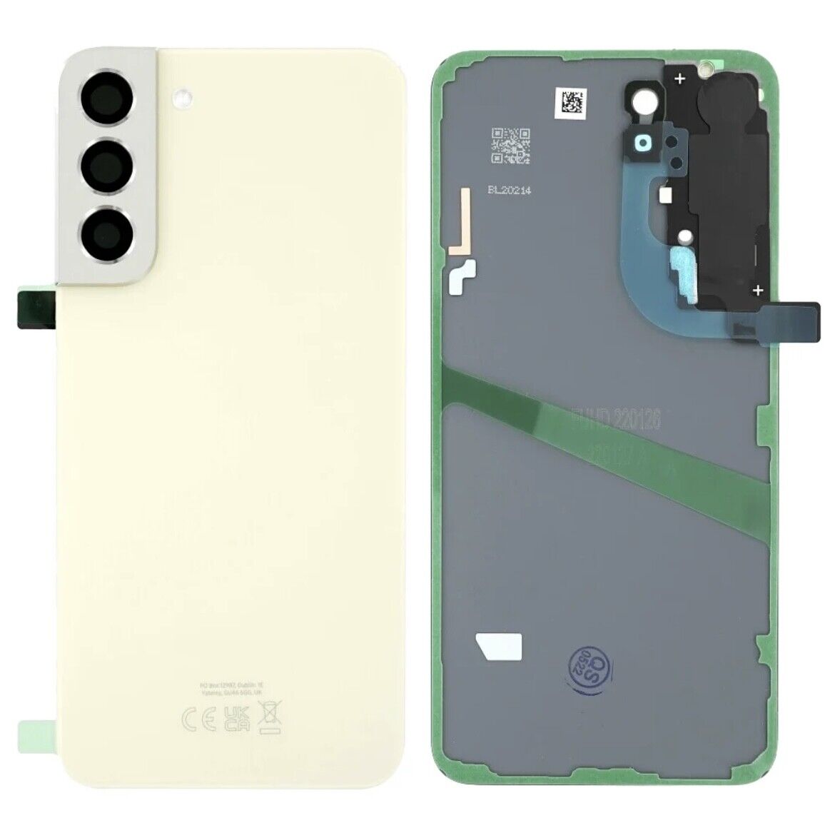 Samsung S22+ PLUS Back Glass - yellow