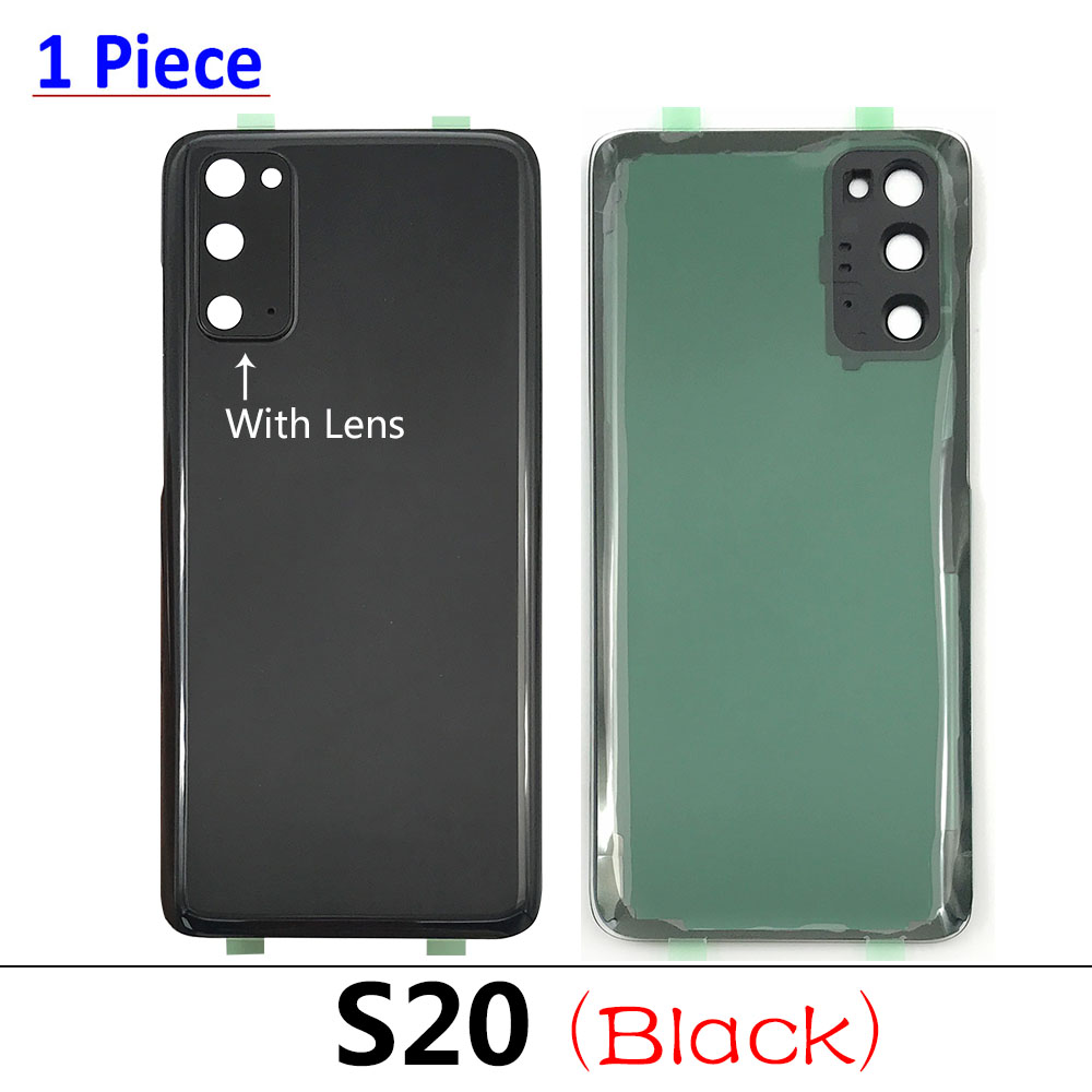 Samsung S20 Back Glass - black