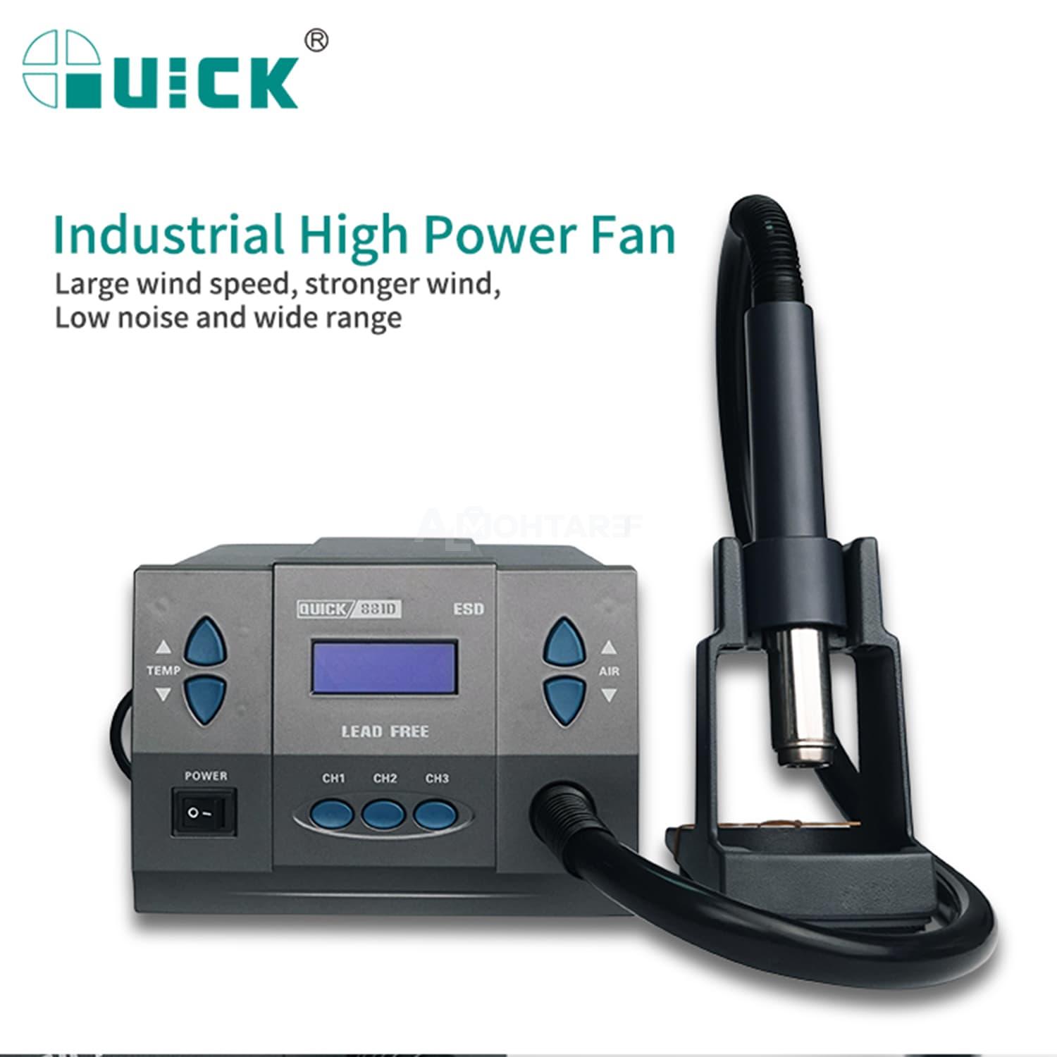 Quick 881D 1300W Hot Air Desoldering Rework Station