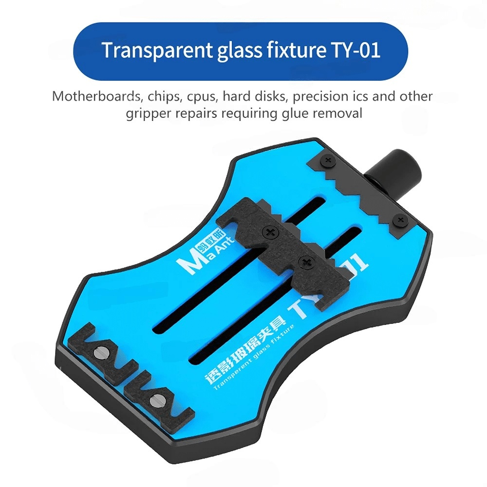 MaAnt TY-01 Big Transparent Glass Fixture Motherboard IC Clamp